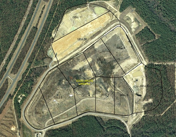 Landfill Cell Layout